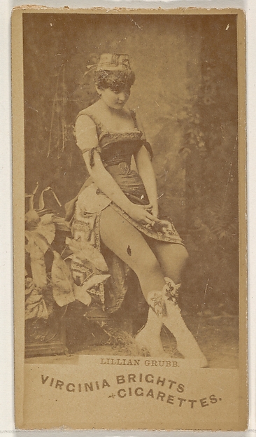 Lillian Grubb, from the Actors and Actresses series (N45, Type 1) for Virginia Brights Cigarettes