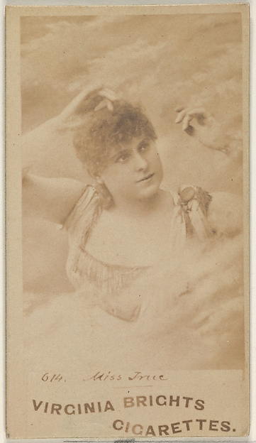 Card 614, from the Actors and Actresses series (N45, Type 1) for Virginia Brights Cigarettes by Allen & Ginter, The Metropolitan Museum of Art