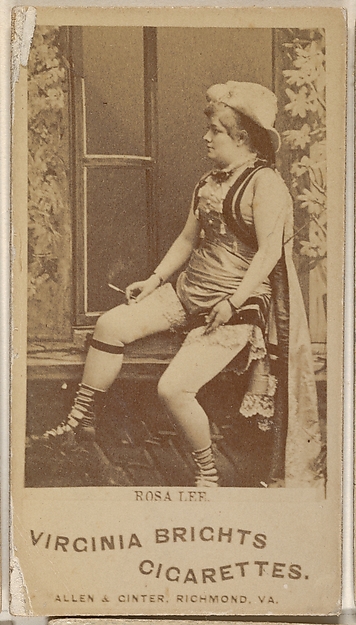 Rosa Lee, from the Actors and Actresses series (N45, Type 1) for Virginia Brights Cigarettes
