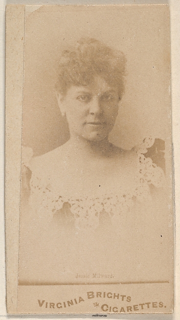 Jessie Milward, from the Actors and Actresses series (N45, Type 1) for Virginia Brights Cigarettes