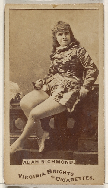Adah Richmond, from the Actors and Actresses series (N45, Type 1) for Virginia Brights Cigarettes