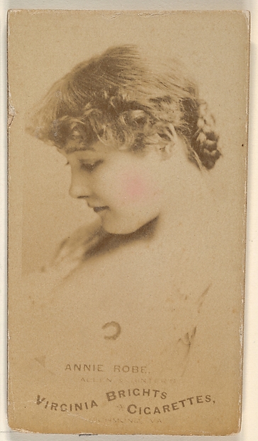 Annie Robe, from the Actors and Actresses series (N45, Type 1) for Virginia Brights Cigarettes