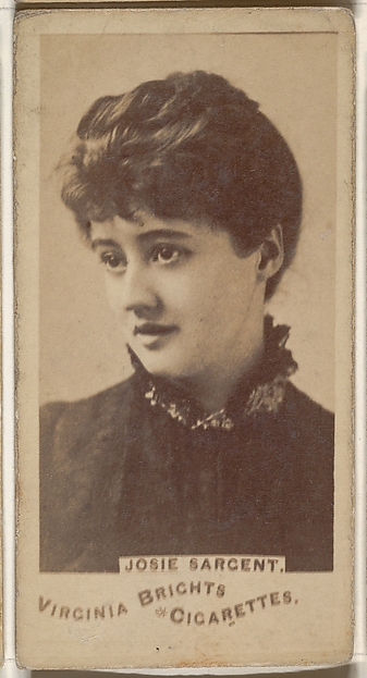 Josie Sargent, from the Actors and Actresses series (N45, Type 1) for Virginia Brights Cigarettes