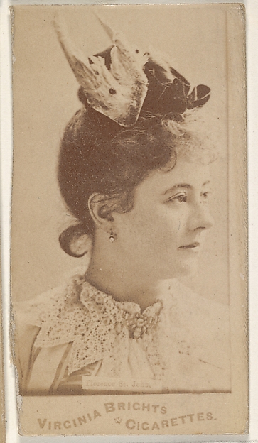 Florence St. John, from the Actors and Actresses series (N45, Type 1) for Virginia Brights Cigarettes