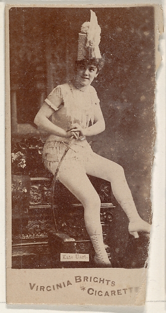 Kate Uart, from the Actors and Actresses series (N45, Type 1) for Virginia Brights Cigarettes