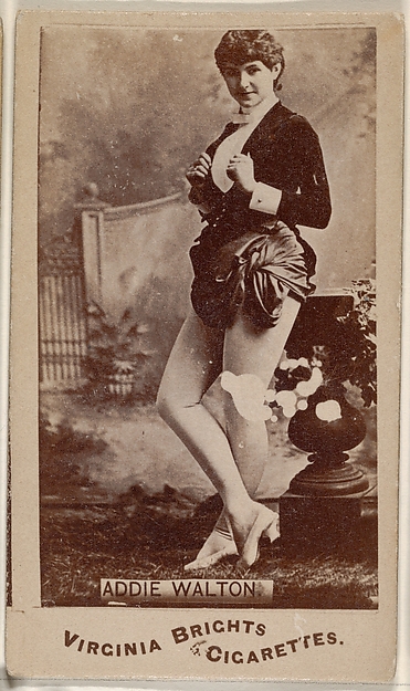 Addie Walton, from the Actors and Actresses series (N45, Type 1) for Virginia Brights Cigarettes