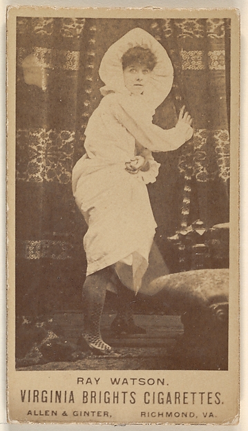 Ray Watson, from the Actors and Actresses series (N45, Type 1) for Virginia Brights Cigarettes