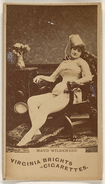 Maud Wildemere, from the Actors and Actresses series (N45, Type 1) for Virginia Brights Cigarettes