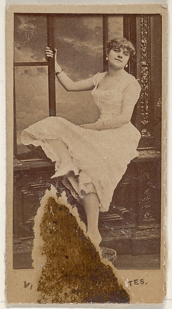 From the Actors and Actresses series (N45, Type 1) for Virginia Brights Cigarettes