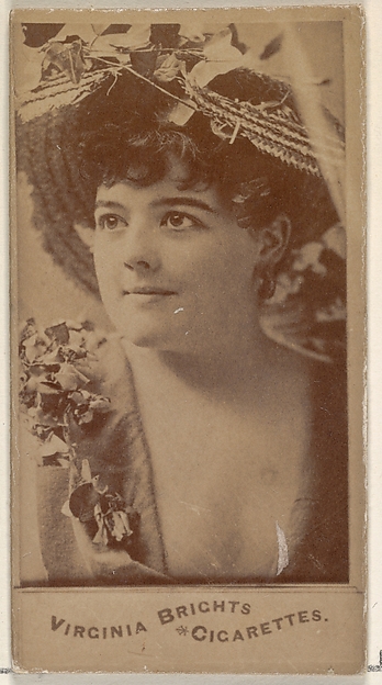 From the Actors and Actresses series (N45, Type 4) for Virginia Brights Cigarettes