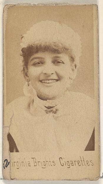 From the Actors and Actresses series (N45, Type 4) for Virginia Brights Cigarettes
