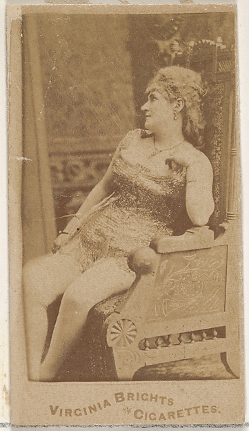 From the Actors and Actresses series (N45, Type 4) for Virginia Brights Cigarettes