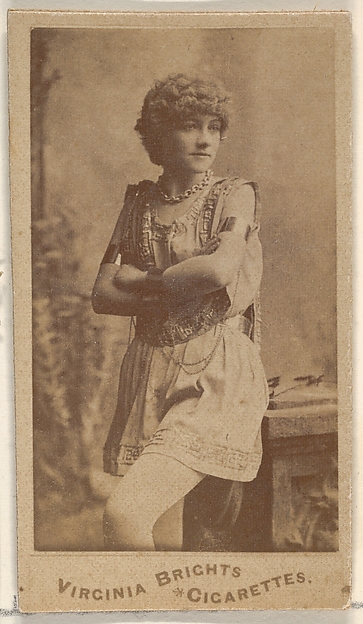 From the Actors and Actresses series (N45, Type 4) for Virginia Brights Cigarettes