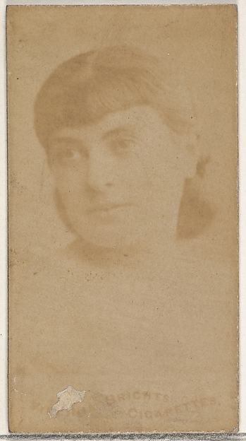 From the Actors and Actresses series (N45, Type 5) for Virginia Brights Cigarettes