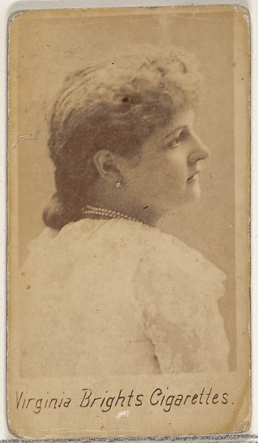 From the Actors and Actresses series (N45, Type 5) for Virginia Brights Cigarettes