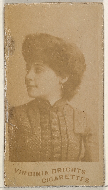 From the Actors and Actresses series (N45, Type 5) for Virginia Brights Cigarettes