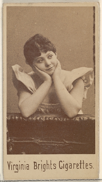 From the Actors and Actresses series (N45, Type 5) for Virginia Brights Cigarettes
