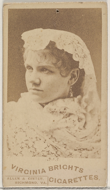 From the Actors and Actresses series (N45, Type 5) for Virginia Brights Cigarettes