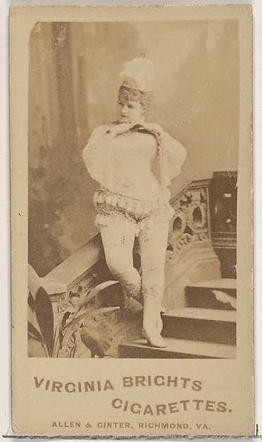 From the Actors and Actresses series (N45, Type 5) for Virginia Brights Cigarettes