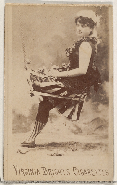 From the Actors and Actresses series (N45, Type 5) for Virginia Brights Cigarettes