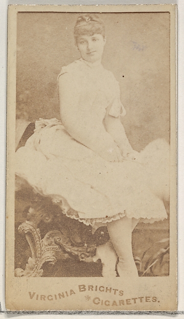 From the Actors and Actresses series (N45, Type 5) for Virginia Brights Cigarettes