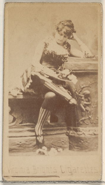 From the Actors and Actresses series (N45, Type 5) for Virginia Brights Cigarettes