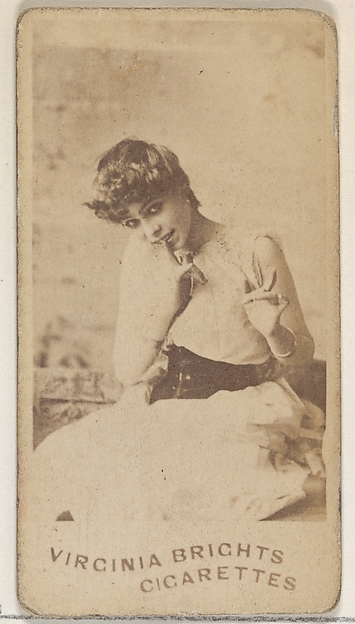 From the Actors and Actresses series (N45, Type 5) for Virginia Brights Cigarettes