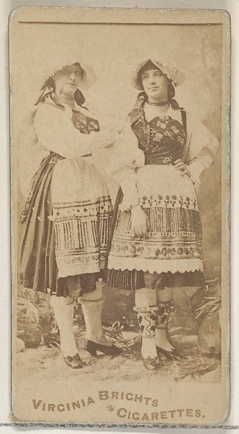 From the Actors and Actresses series (N45, Type 5) for Virginia Brights Cigarettes
