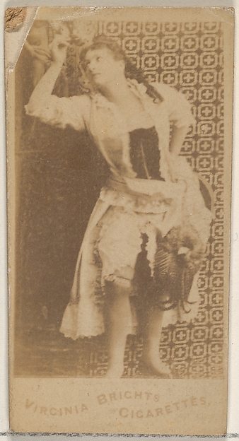 From the Actors and Actresses series (N45, Type 5) for Virginia Brights Cigarettes