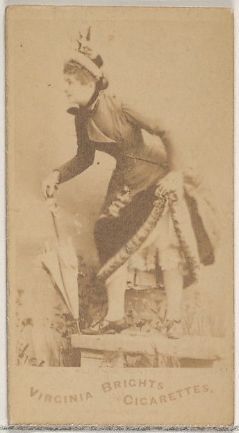From the Actors and Actresses series (N45, Type 5) for Virginia Brights Cigarettes