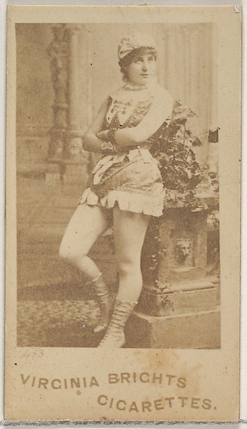 Card 483, from the Actors and Actresses series (N45, Type 5) for Virginia Brights Cigarettes
