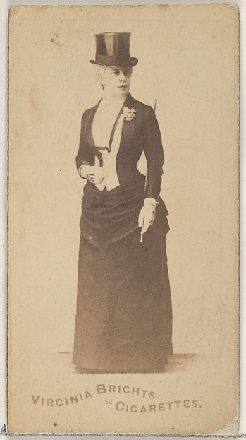From the Actors and Actresses series (N45, Type 5) for Virginia Brights Cigarettes