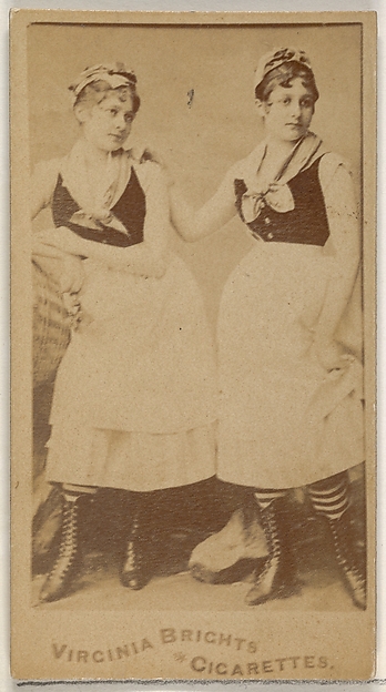 From the Actors and Actresses series (N45, Type 5) for Virginia Brights Cigarettes