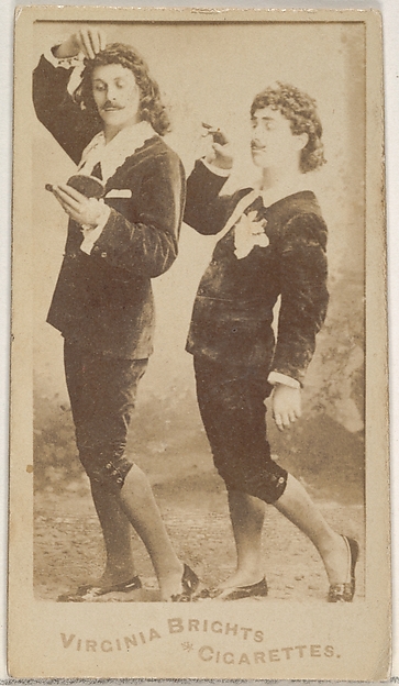 From the Actors and Actresses series (N45, Type 5) for Virginia Brights Cigarettes