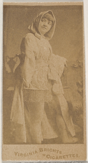From the Actors and Actresses series (N45, Type 5) for Virginia Brights Cigarettes