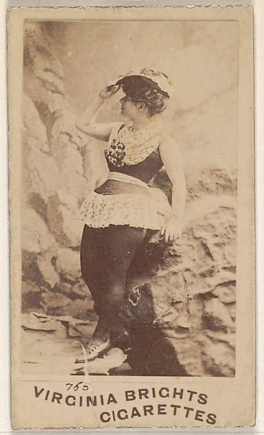Card 765, from the Actors and Actresses series (N45, Type 5) for Virginia Brights Cigarettes