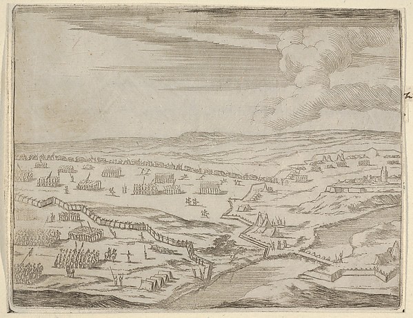 Francesco I d'Este Approches the Camp of the Enemy Under the Pretext of Battle, Although he Obtains their Surrender Without Battle, from L'Idea di un Principe ed Eroe Cristiano in Francesco I d'Este, di Modena e Reggio Duca VIII [...]