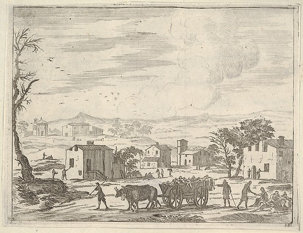 Francesco I d'Este Provides for His People During the Great Plague of 1630, from L'Idea di un Principe ed Eroe Cristiano in Francesco I d'Este, di Modena e Reggio Duca VIII [...]