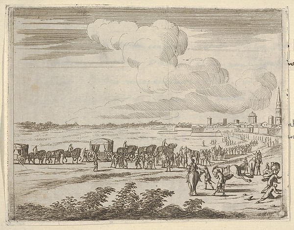 Francesco I d'Este Quickly Makes Himself Available at the Request of Pope Urban VIII, from L'Idea di un Principe ed Eroe Cristiano in Francesco I d'Este, di Modena e Reggio Duca VIII [...]