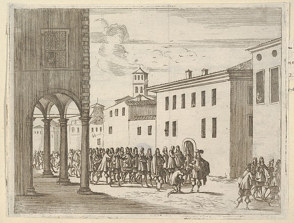 Francesco I d'Este Receiving the Affection of the People, from L'Idea di un Principe ed Eroe Cristiano in Francesco I d'Este, di Modena e Reggio Duca VIII [...]