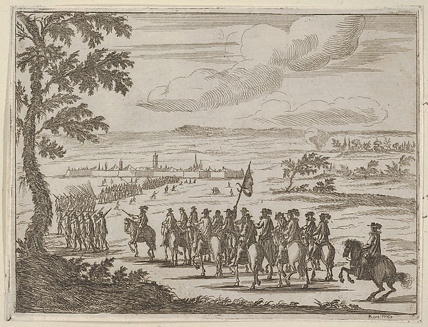 Francesco I d'Este Secures the Fort and the Land to Protect from the German Troops, from L'Idea di un Principe ed Eroe Cristiano in Francesco I d'Este, di Modena e Reggio Duca VIII [...]