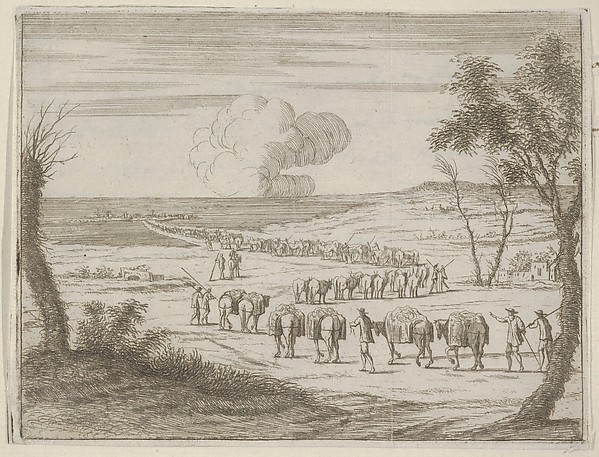 Francesco I d'Este Aids the Duke of Mantua After his Territories were Devastated by the German Armies, from L'Idea di un Principe ed Eroe Cristiano in Francesco I d'Este, di Modena e Reggio Duca VIII [...]