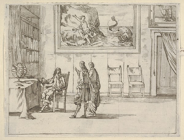 Francesco I d'Este Displays Great Faculty in his Studies, from L'Idea di un Principe ed Eroe Cristiano in Francesco I d'Este, di Modena e Reggio Duca VIII [...]