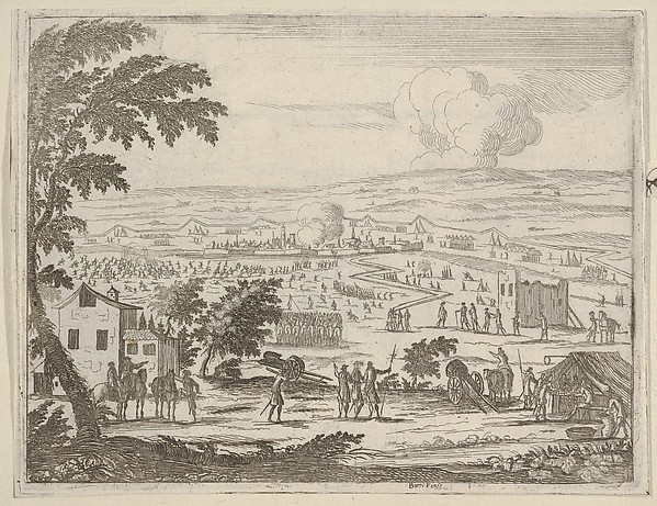 Francesco I d'Este Suffers the Mortal Blow of a Bullet While Under Pavia and Retreats into his Own Quarters, Having Been Left Without Wounds to His Head and His Heart, which Gave Him a Fever, from L'Idea di un Principe ed Eroe Cristiano in Francesco I d'Este, di Modena e Reggio Duca VIII [...]