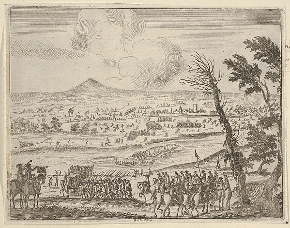 Francesco I d'Este Protects the French in Casalmaggiore from the Seige of the Spanish, from L'Idea di un Principe ed Eroe Cristiano in Francesco I d'Este, di Modena e Reggio Duca VIII [...]