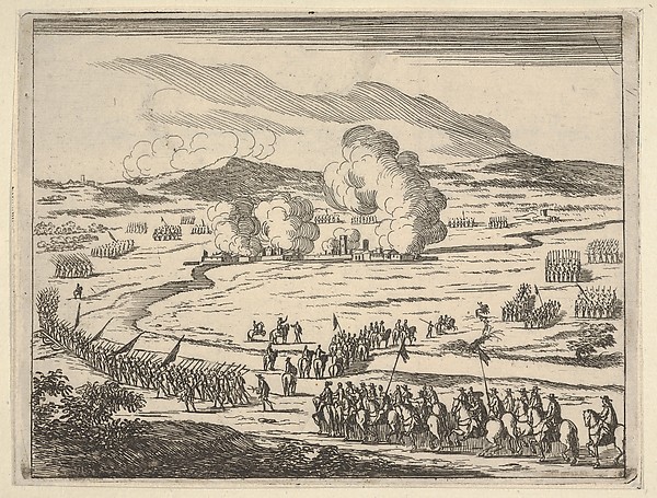 The Seige of Alessandria Begins, from L'Idea di un Principe ed Eroe Cristiano in Francesco I d'Este, di Modena e Reggio Duca VIII [...]