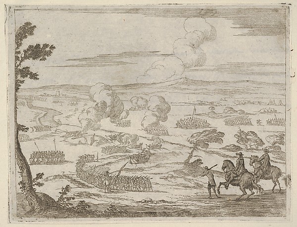 After a Long March, Francesco I d'Este Passes with the River of Cassano with his Army, thus Causing Great Harm to the Spanish, from L'Idea di un Principe ed Eroe Cristiano in Francesco I d'Este, di Modena e Reggio Duca VIII [...]