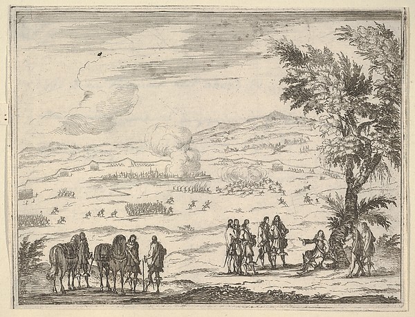 Francesco I d'Este, Suffering the Pain of his Injuries, Continues to Take Charge for the Successful Completion of the Military Campaign, from L'Idea di un Principe ed Eroe Cristiano in Francesco I d'Este, di Modena e Reggio Duca VIII [...]