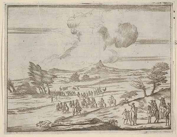 Following Francesco I d'Este's Example, His Troops Safely Pass Torrents During Extreme Weather, from L'Idea di un Principe ed Eroe Cristiano in Francesco I d'Este, di Modena e Reggio Duca VIII [...]