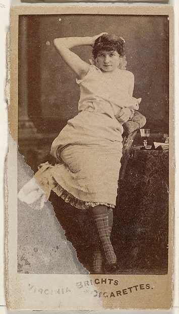 From the Actors and Actresses series (N45, Type 5) for Virginia Brights Cigarettes